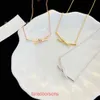 Tifannissm Pendant Necklac Best sell Birthday Christmas Gift V Same Style T Family Rope Knot Necklace with High Quality