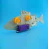 Wooden STEM Toys Puzzle Electric Swimming Fish DIY Kit Assemble Technology Educational Science Experiment Machnical Model 240102