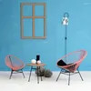 Camp Furniture Creative Rattan Outdoor Chairs Modern Home Balcony Garden Beach Wrought Iron Cafe Lounge Chair