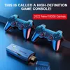 Speelgoed Ander speelgoed M8 Videogameconsole 24G Dual Wireless Handle Stick 4K 10000 64 32GB Retro Kerstcadeau voor PS1GBA Jongen 230602