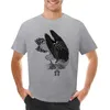 Regatas masculinas japonesas de pele de falcão, camisetas de suor para meninos, camisa com estampa animal de algodão