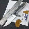 ZT0470 Titanium alloy Handle Tactical Pocket Knife D2 Steel Blade Camping Hunting EDC Folding Knives