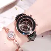 Relógio feminino relógios de alta qualidade designer casual luxo quartzo-bateria couro 35mm relógio à prova dwaterproof água