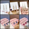 Koreanische ohrring Stil schmuck Frauen 925 Silber Nadel Zirkon Perle Valentinstag Mädchen Geschenk Aussage Ohrringe Großhandel ZZ