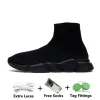 Speedy Speed ​​Shoes Sock Casual Shoes Men Women Sneaker Knit Mesh Triple Black Red Green Red Yellow Graffiti Dark Navy Mens Trainers Sport Sneakers 36-45