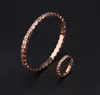 Simple fashion jewelry bangle bracelet hive womens gold bracelet bangle single row diamond bracelet ring jewelry whole6080086