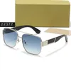 Designer Sunglasses For Men Women Vintage With Metal Frame Fashion Letters With Original Box Summer Driving Vacation B22377