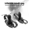 Gode gonflable bouche Gag BDSM Bondage retenue gode oral bouche balle érotique jeux pour adultes flirtant jouets sexuels pour femme Couples Y207978589