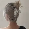 Fermagli per capelli Corea INS Variazione Farfalla Artiglio Gioielli Moda Clip con ciondolo in metallo Accessori retrò per le donne