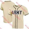 Armée Black Knights Baseball Jersey William Parker Steven Graver Matthew Ronnebaum Mike Ruggieri Robbie Buecker Tanner Gresham Patrick Melampy Army Jerseys