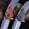 Utomhus hög hårdhet Folding Knife Camping Tactics Multifunktionell överlevnad