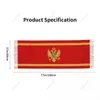 Lenços Montenegro Emblema Bandeira Cachecol Pashmina Quente Xale Envoltório Hijab Primavera Inverno Multifuncional Unisex