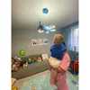 Lustres LED moderne lustre avion lampe pour la maison enfants chambre enfants bébé garçons éclairage coloré