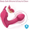 App Empurrando Vibrador Para Mulheres Clitóris Estimulador Girando Vibrador Telescópico Controle Remoto G Spot Adulto Brinquedo Sexual 240102