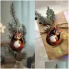 Noel dekorasyonları ağaç kolyeler ejderha süsleri gerçekçi anahtarlık pencere dekor akrilik yumurta dekorasyon aksesuarları hediyeler damla şarküteri otqpn