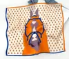 Luxury Print Silk Square Scarf Women Hairband Foulard Neck Scarves Small Wraps Lady Design Neck Tie Handkerchief9238356