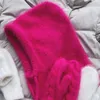 Moda Balaclava Sonbahar Kış Sıcak Boyun Kafatasları Beanes Bir Tavşan Saç Örme Kadın Şapkası Koyu Renk Kapakları 240102