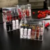 Pudełka do przechowywania multipunctio makijażu szminki organizator pudełka na wyświetlacz stojak na stojak Uchwyt kosmetyczny biżuteria kosmetyczna