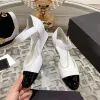 Sandales à talons hauts pour femmes de créateur Pantoufles compensées en cuir de mode d'été Chaussures de fête sexy Chaussures en cuir de créateur de haute qualité Talon haut de 6 cm avec boîte