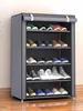 1086Layers Shoe Cabinet Organizer Stand Holder Dustproof Fabric Shelf Home Hallway Saving Space Furniture Storage Rack 240102