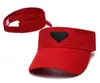 Kadın Visorlar Tasarımcı Erkek Şapka Üçgen Logo Tenis Kapı Golf Şapkaları Toptan Şık Açık Güneşlik Beyzbol Kapakları