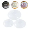 Dinnerware Sets 3 Pcs Microwave Heating Lid Microwavable Kitchen Supply Dish Cover Plate Splatter Covers Plastic Preservation Magnetic