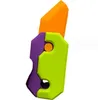 Гравитационный нож, игрушка-непоседа, 3D-печатный нож-редис, нож-непоседа, игрушка для снятия тревоги и стресса, креативная игрушка-трансформер для взрослых и детей