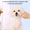 Escova de dentes para animais de estimação, limpeza de dentes de cachorro, silicone macio, escova de dentes para animais de estimação, cuidados dentários, saúde dentária, cães, gatos, sem danos às gengivas