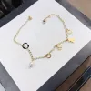 Designer Donna Cavigliere in acciaio inossidabile placcato oro 18 carati classico Quadrifoglio Cavigliere Accessori per gioielli da sposa di moda 5 stili ZZ