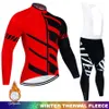 Winter Thermal Fleece 2024 Radfahren Jersey Set Rennrad Radfahren Anzug Mountian Fahrrad Radfahren Kleidung Ropa Ciclismo Bicycle240102