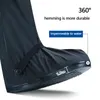 2023 непромокаемая обувь, уличные прозрачные водонепроницаемые ботинки для дождливого дня, противоскользящие велосипедные бахилы 240102