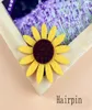 100pcs 5 Colors Women Cute s Hair Clips Hair Accessories Girls Sun Flowers Hairpins6052971