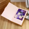 Dekorativa blommor Artificial Book for Decoration Year's Decor Valentine's Day Gift Kvinnor Flower Bouquet Present Box Home Room Decors