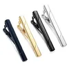 Krawattenklammern, formelle Herren-Kupfer-Metall-Mode-Twill-Streifen-Krawattenklammern, einfache Krawatten-Krawattennadel, Bar-Verschluss, Clip-Klemme für Männer, Geschenk, Drop-Schiff. Dhbzt