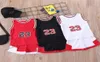 Meninos meninas esportes roupas de basquete terno verão bebê crianças039s moda lazer letras sem mangas bebê colete tshirt 2 pçs 1608707