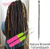 gift dreads ponytail hair extensions Braiding Synthetic Hair 88Colors Available 24Inch Crochet Blonde Hair For Women Extensions Ju9598203