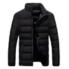 Veste d'hiver mode homme homme parkas thermal épais jacketedjacket couler les couches de vestes solides chaudes chamarras para y231229