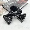 Luxury Designer Letter Hair Rubber Band Smooth cloth Hair Ring Bow Brand Elegant For Charm Women Girls HairJewelry Hair Accessory High Quality