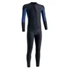 Costumi da bagno da donna Costume intero da uomo Girocollo Muta da sub Elastico Nuoto Surf Snorkeling Kayak Abbigliamento sportivo 3mm Estate