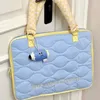 Ins Blue Cute Laptop Bag 13 14 15 15.6 16 Inch Air Case Pro 14 Case Laptops Sleeve Notebook Cover MateBook Laptop Cover 231229