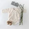 Cardigan bebê crianças malha cardigan infantil meninas contraste cor de malha manga longa princesa cardigan bebê macacões outono nova menina macacão y2