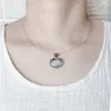 Chaînes 925 Argent Originalité Nuages de bon augure Style court Simple Collier blanc pour femmes Clavicule Chaîne Bijoux chinois