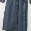 Płaszcze damskie okopy 2024 Jesień mody retro swobodny wszechstronny stojak na szyję pasek talia