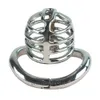 Stainless Steel Male Chastity Devices Metal Ball Cage Sex Toy for Men with Stealth Locks Penis Cage