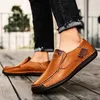 RayZing Scarpe casual da uomo In pelle super morbida e leggera per uomo Comodo da lavoro Guida di grandi dimensioni EU48 240102