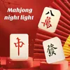 Veilleuses Mahjong en forme de lumière LED éclairage doux contrôle tactile lampe de table en silicone chevet décoration de la maison