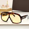 24ss Marke Damen-Masken-Sonnenbrille FT0965 Modedesigner-Sonnenbrille für Damen, übergroße Acetat-Rahmen, rechteckige Maskenbrille, Lunettes de soleil pour femmes