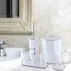 Ensemble d'accessoires de bain, brosse à dents, décor d'appartement, salle de bain et toilettes, savon pour gobelet, distributeur, tasse à vaisselle, 7 pièces