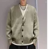 Maglioni da uomo Autunno/Inverno Design Senso Retro Cardigan allentato casual Giacca maglione Ruffian Bello stile leggero e maturo