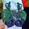 Boucles d'oreilles pendantes Soramoore à la mode fleur de lys boucle d'oreille pour les femmes bohème géométrique Brincos femme bricolage mode